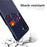 For iPhone 17 Case PU Leather Cloth Texture Hard PC Phone Cover with Card Holder - Blue - 2