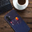 For iPhone 17 Case PU Leather Cloth Texture Hard PC Phone Cover with Card Holder - Blue - 4