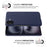 For iPhone 17 Phone Case Cloth Texture Anti-Scratch Protective PC Back Cover - Blue - 3