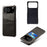 For iPhone 18 Pro / 17 Pro Case Dual Card Slots PU Leather + Hard PC Phone Cover - Black - 2