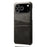 For iPhone 18 Pro / 17 Pro Case Dual Card Slots PU Leather + Hard PC Phone Cover - Black - 3