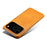 For iPhone 18 Pro Max / 17 Pro Max Case Calf Texture PU Leather Hard PC Protective Phone Cover - Orange - 3