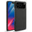 For iPhone 18 Pro Max / 17 Pro Max Phone Case Cloth Texture Anti-Scratch Protective PC Back Cover - Black - 1