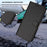 For iPhone 16 Pro Leather Case Wallet Stand Phone Cover with Wrist Strap - Black - 6