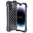R-JUST RJ-50 Shockproof Phone Case for iPhone 14 Pro Max, Armour Aluminum Alloy Metal Frame Hollow Design Protective Phone Back Cover with Lens Protector - 1