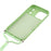 For iPhone 17 Pro Case Soft TPU Fiber Lining Phone Cover with Shoulder Strap - Matcha Green - 4