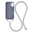 For iPhone 17 Case Soft TPU Fiber Lining Phone Cover with Shoulder Strap - Lavender Grey - 2