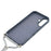 For iPhone 17 Case Soft TPU Fiber Lining Phone Cover with Shoulder Strap - Lavender Grey - 5