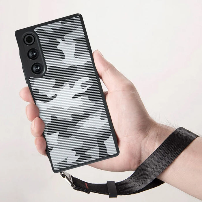 IBMRS For ZTE nubia Redmagic 10 Air 5G Case Soft TPU Frame Hard PC Back Anti-Fall Phone Cover - Grid Camouflage - 3