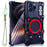 For iPhone 16 Pro Max Bumper Case Kickstand Aluminum Alloy Magnetic Phone Cover with Wrist Strap - Black - 1