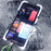 For iPhone 16 Pro Max Bumper Case Kickstand Aluminum Alloy Magnetic Phone Cover with Wrist Strap - Black - 3