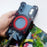 Bumper Case For iPhone 16 / 15 / 14 Pro , Kickstand Aluminum Alloy Magnetic Phone Cover with Wrist Strap - Black - 3