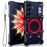Bumper Case For Samsung Galaxy S25 / S24 / S23 , Kickstand Aluminum Alloy Magnetic Phone Cover with Wrist Strap - Black - 1