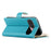 Leather Case For Google Pixel 10 Pro  /  10  /  9 Pro  /  9 Zipper Wallet Color Splicing Flip Phone Cover with Straps - Lake Blue - 7