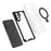 For Samsung Galaxy A36 5G Magnetic Case with Kickstand PC + TPU Phone Cover - Transparent - 3