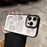 For iPhone 16 Pro Max Clear Phone Case TPU Back Cover with 3D Pattern Sticker - Transparent Black - 1