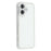 For iPhone 16 Case Rhinestone Edge Glitter Back TPU + PC IMD Phone Cover - Glitter Transparent - 1