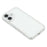 For iPhone 16 Case Rhinestone Edge Glitter Back TPU + PC IMD Phone Cover - Glitter Transparent - 4