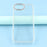 For iPhone 17e / 16e Case Rhinestone Edge Glitter Back TPU + PC IMD Phone Cover - Glitter Transparent - 6