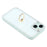 For iPhone 14 / 13 Case with Ring Kickstand Rhinestone Edge TPU + PC IMD Phone Cover - Glitter White - 4