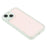 For iPhone 14 / 13 Case Rhinestone Edge Glitter Back TPU + PC IMD Phone Cover - Glitter Light Pink - 4