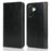 For Samsung Galaxy A26 5G Case Crazy Horse Texture Split Leather Wallet Phone Cover - Black - 1