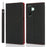 For Samsung Galaxy A26 5G Edge Wallet Case Genuine Cow Leather Phone Cover Litchi Texture - Black - 1