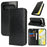 For Google Pixel 10 Pro XL Case Crazy Horse Texture Split Leather Wallet Phone Cover - Black - 1