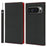 For Google Pixel 10 / 10 Pro Wallet Case Genuine Cow Leather Phone Cover Litchi Texture - Black - 1