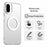 For Samsung Galaxy A07 4G Magnetic Case Anti Drop Hybrid Phone Back Cover - White - 5