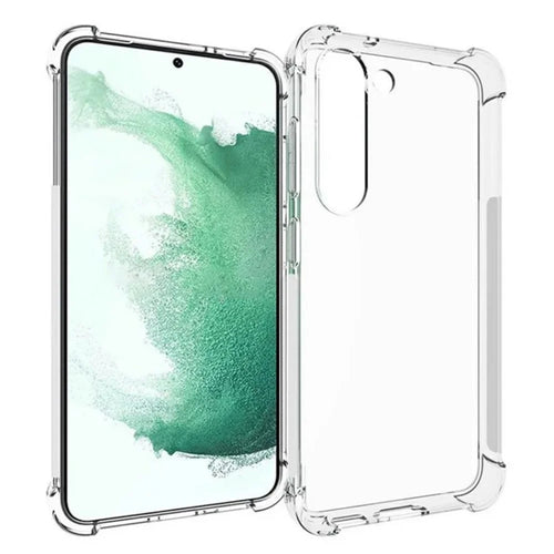 WANLONFENG For Samsung Galaxy S23+ Clear TPU Case  TM Series 2.0mm Phone Back Cover - Transparent - 1