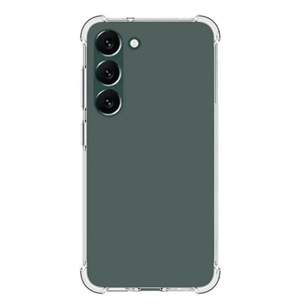 WANLONFENG For Samsung Galaxy S23+ Clear TPU Case  TM Series 2.0mm Phone Back Cover - Transparent - 2