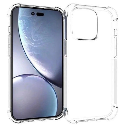 WANLONFENG For iPhone 12 Pro 6.1 inch Back Cover  TM Series 2.0mm Clear TPU Phone Case (Big Lens Hole) - Transparent - 1