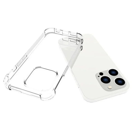 WANLONFENG For iPhone 12 Pro 6.1 inch Back Cover  TM Series 2.0mm Clear TPU Phone Case (Big Lens Hole) - Transparent - 2