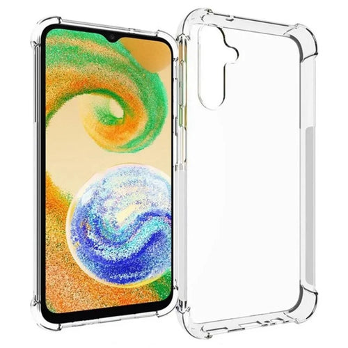 WANLONFENG For Samsung Galaxy A14 4G / Galaxy A14 5G Back Cover  TM Series 2.0mm Clear TPU Phone Case (Big Lens Hole) - Transparent - 1