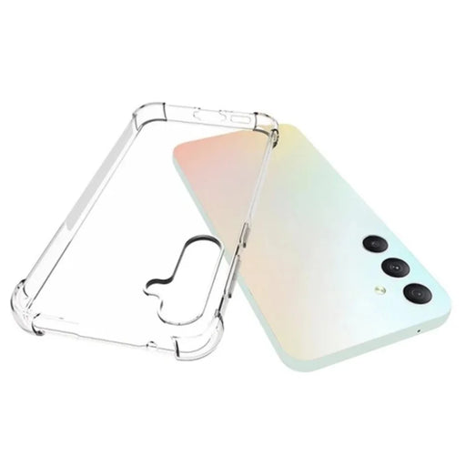 WANLONFENG For Samsung Galaxy S23 FE Back Cover  TM Series 2.0mm Clear TPU Phone Case (Big Lens Hole) - Transparent - 2