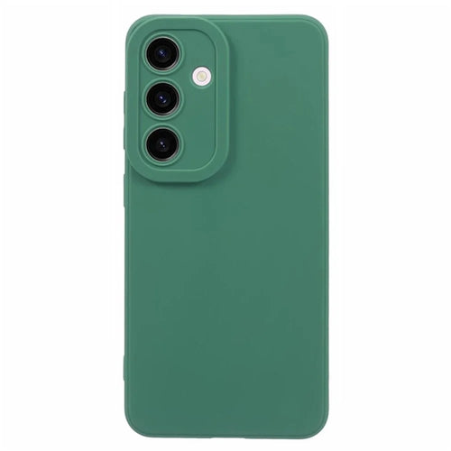 For Samsung Galaxy S25 Case Matte TPU Precise Cutout Phone Cover - Green - 1