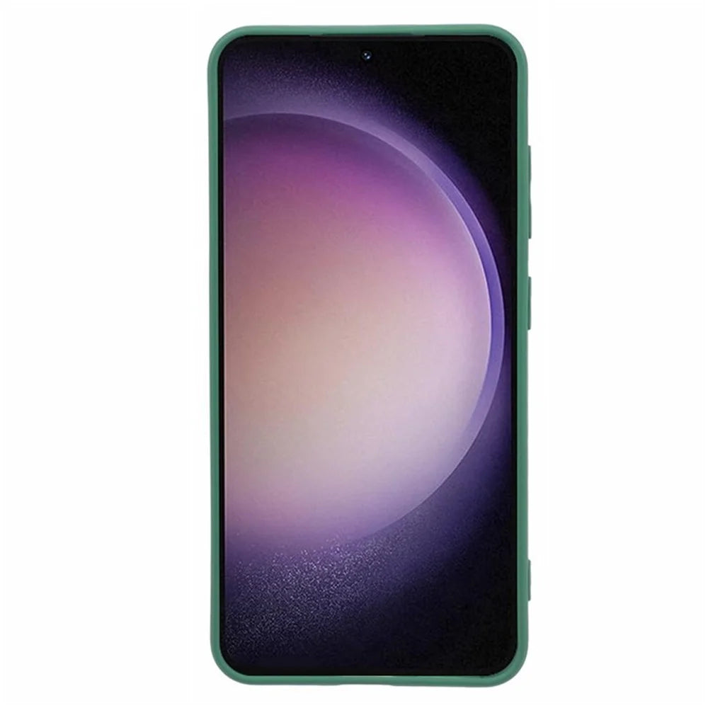 For Samsung Galaxy S25 Case Matte TPU Precise Cutout Phone Cover - Green - 2