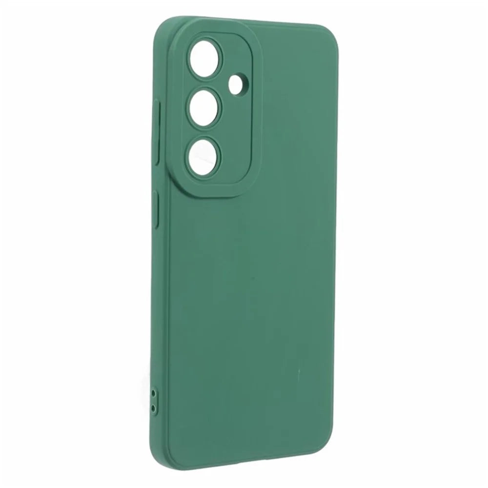 For Samsung Galaxy S25 Case Matte TPU Precise Cutout Phone Cover - Green - 3