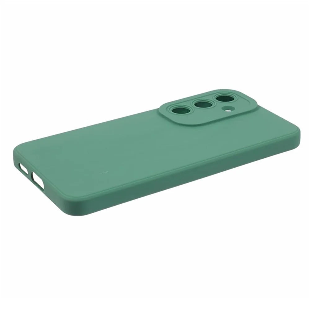 For Samsung Galaxy S25 Case Matte TPU Precise Cutout Phone Cover - Green - 4