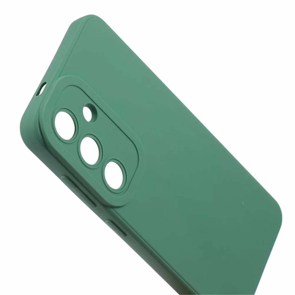 For Samsung Galaxy S25 Case Matte TPU Precise Cutout Phone Cover - Green - 5