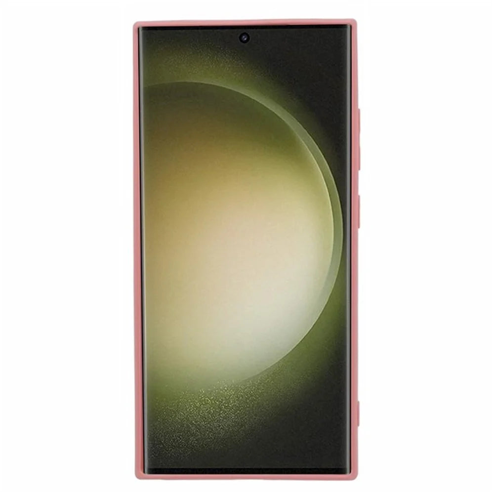 For Samsung Galaxy S25 Ultra Case Matte TPU Precise Cutout Phone Cover - Pink - 2