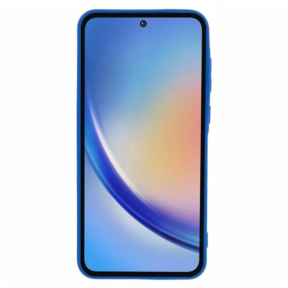 For Samsung Galaxy A16 4G / 5G Case Matte TPU Precise Cutout Phone Cover - Blue - 2