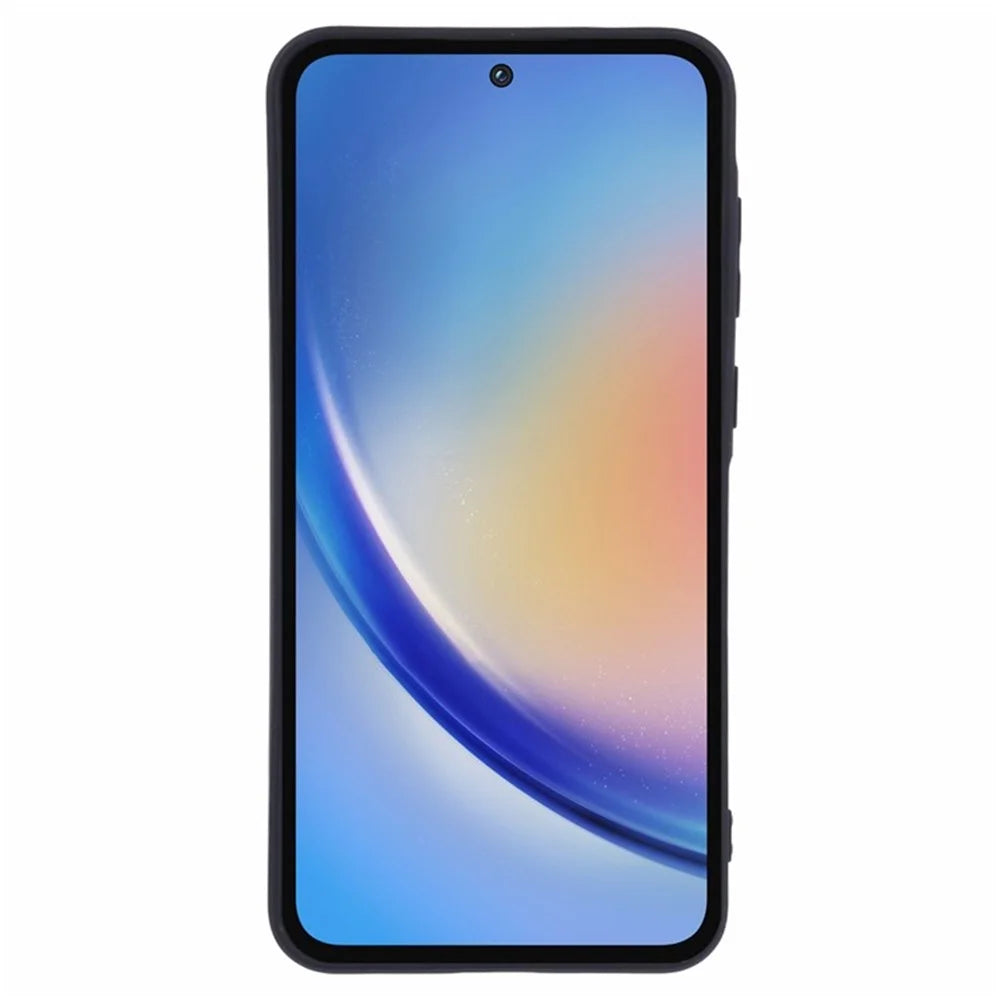 For Samsung Galaxy A36 5G Case Matte TPU Precise Cutout Phone Cover - Black - 2
