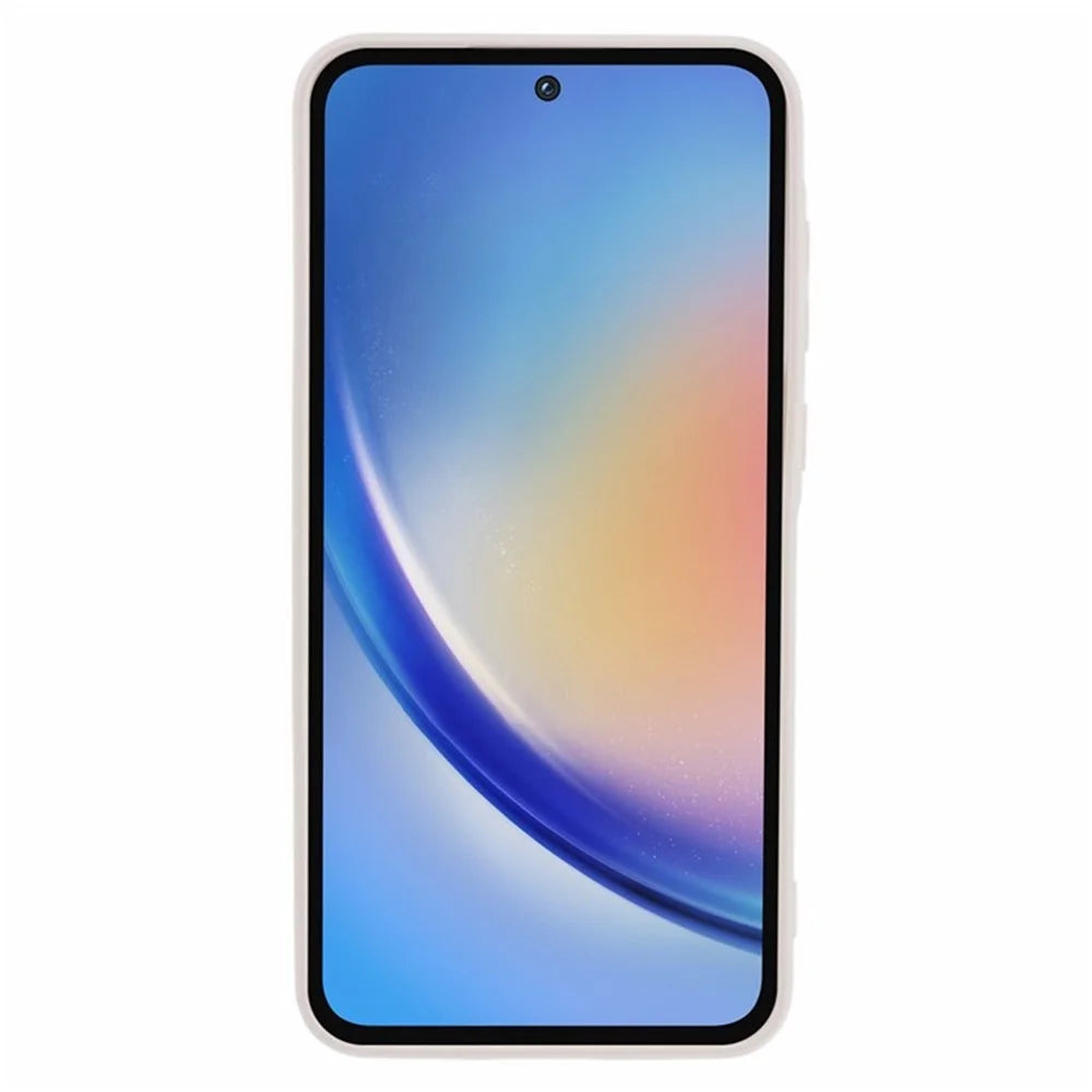 For Samsung Galaxy A56 5G Case Matte TPU Precise Cutout Phone Cover - White - 2