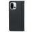 For OnePlus 13T 5G Wallet Case Magnetic Closing PU Leather Phone Cover with Wrist Strap - Black - 6