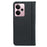 For Realme 14 5G Wallet Case Magnetic Closing PU Leather Phone Cover with Wrist Strap - Black - 6