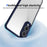 For Samsung Galaxy S25 Edge Case Matte Skin Touch Clear PC + TPU Shockproof Phone Back Cover - Blue - 3
