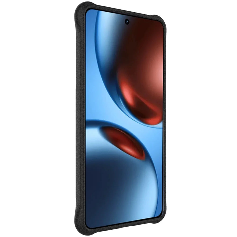 IMAK For Realme GT 7 5G / GT 7T 5G TPU Phone Cover Airbag Shockproof Protection - Matte Black - 3