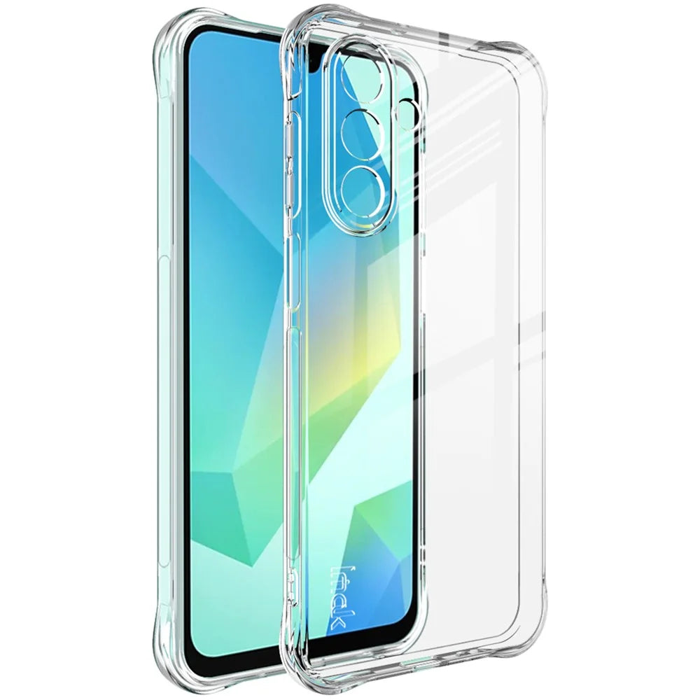 IMAK For Samsung Galaxy A17 5G / A17 4G Case TPU Phone Cover Airbag Shockproof Protection - Transparent - 1